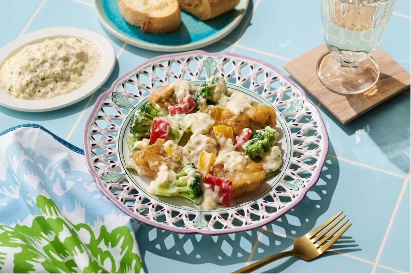 
ハーブ香る白身魚の贅沢タルタルソース