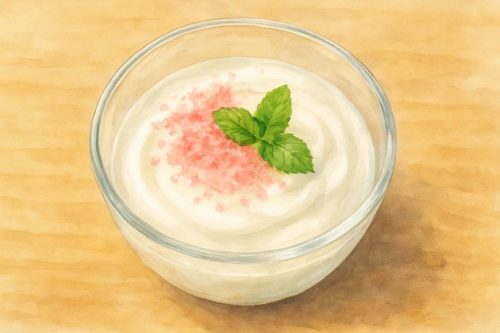 桜でんぶヨーグルト