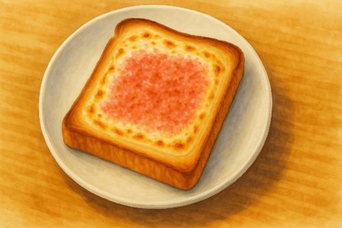 桜でんぶマヨトースト