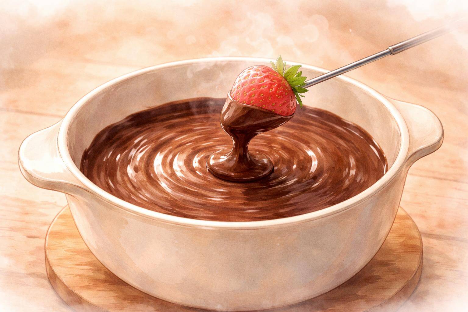 チョコレートフォンデュ