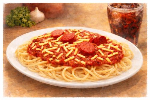 ジョリビー風スパゲッティ