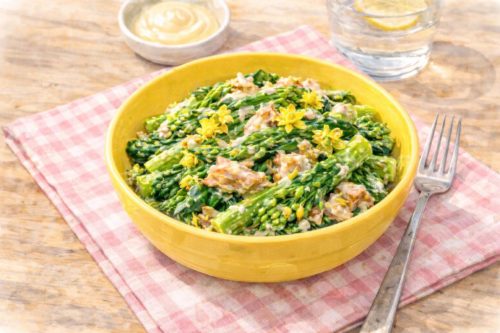 アスパラ菜とツナのマヨネーズ和え